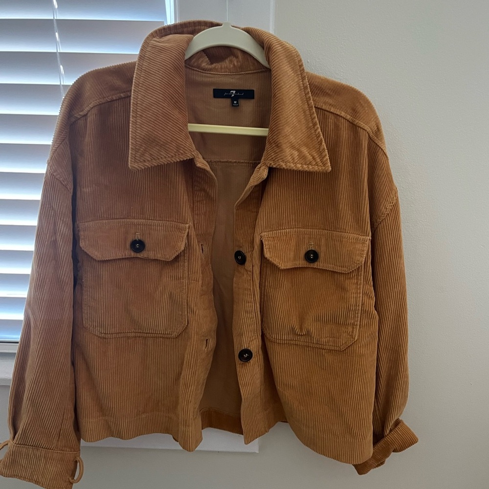 7 for all mankind corduroy jacket